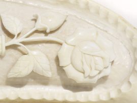 Whale’s Tooth Carving – Rose & Carnation - Image 7