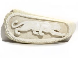 Whale’s Tooth Carving – Leopard