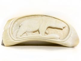 Whale’s Tooth Carving – Polar Bear - Image 2